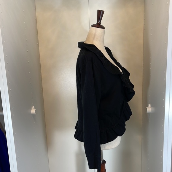 New York & Company Streetwear black Sweater Cardigan Size Large - Picture 3 of 10